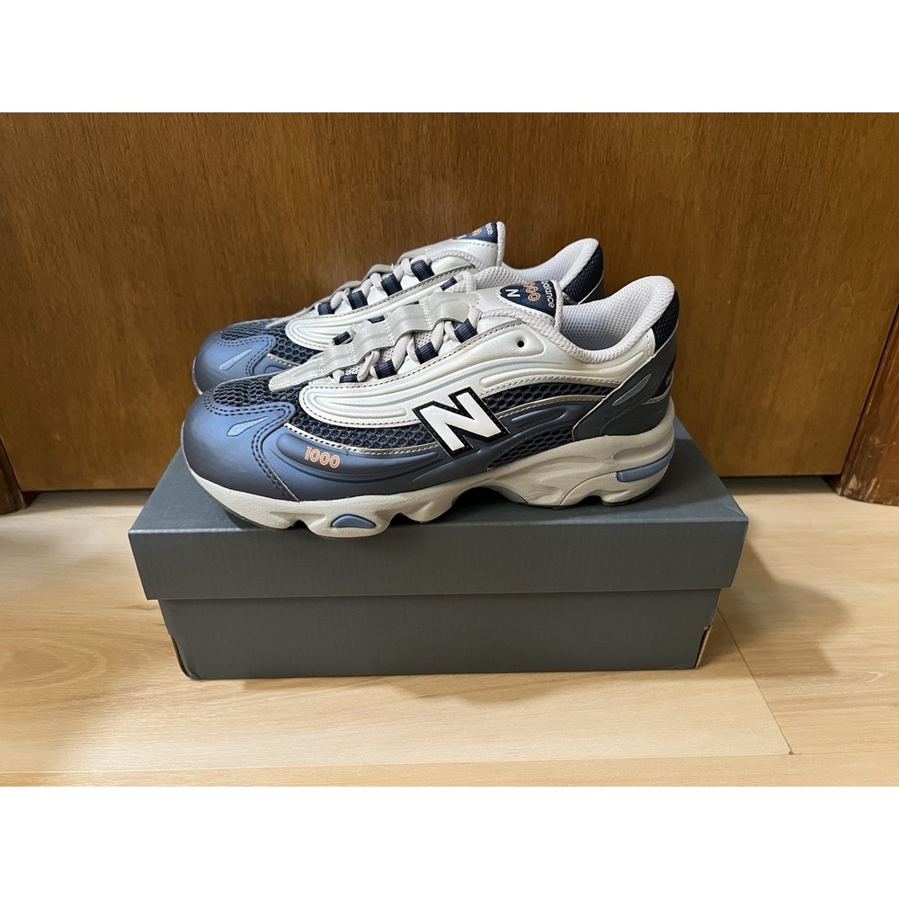 New Balance 1000 Blue Grey Indigo Light Silver Metallic (GS) GC1000PK Youth‎ 5.5